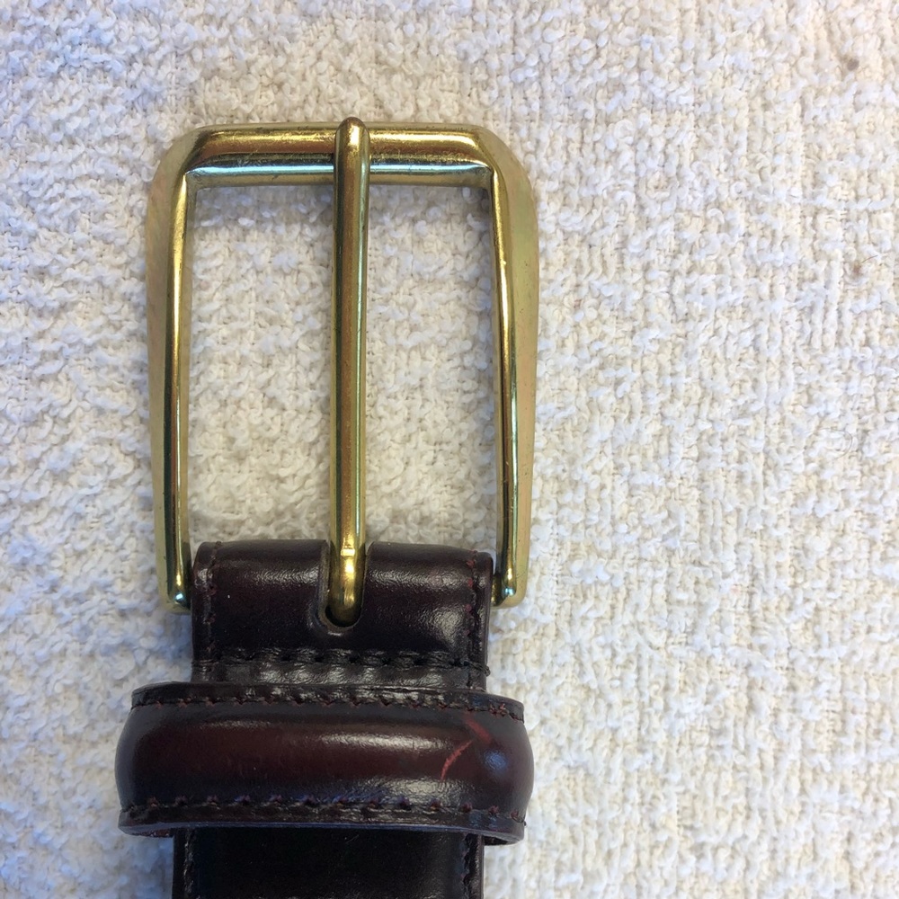 Coach Leather Belt 36 inch Brown.